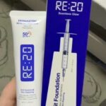 DERMASTEM RE:20 Seamless Glow Fit Foundation SPF50+ PA+++ 40ml - Skin-Repairing Tinted Sunscreen with Niacinamide & Peptides
