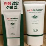 Dr.G R.E.D Blemish Soothing Up Sun SPF50+ PA++++ Sunscreen 50ml - Calming & Moisturizing Sun Protection for Acne-Prone & Sensitive Skin