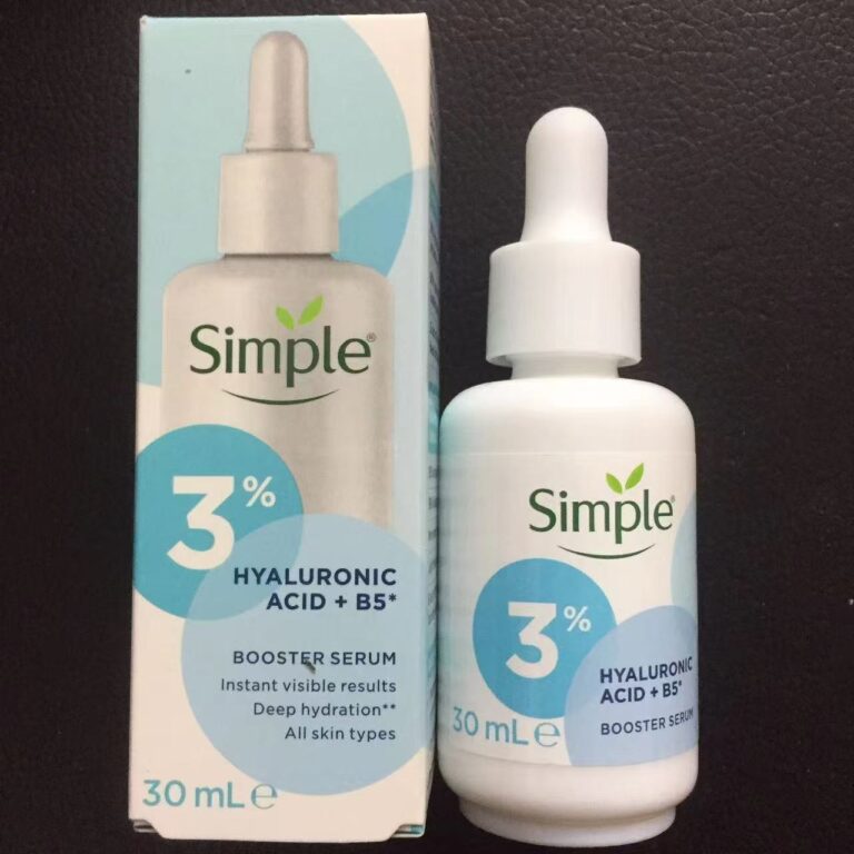 Simple 3% Hyaluronic Acid + B5 Booster Serum Deep Hydration 30ml