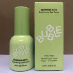 BUBBLE Morning Rays Brightening Eye Cream 15mL vegan cruelty-free dark circle fading hydrating eye cream for sensitive skin