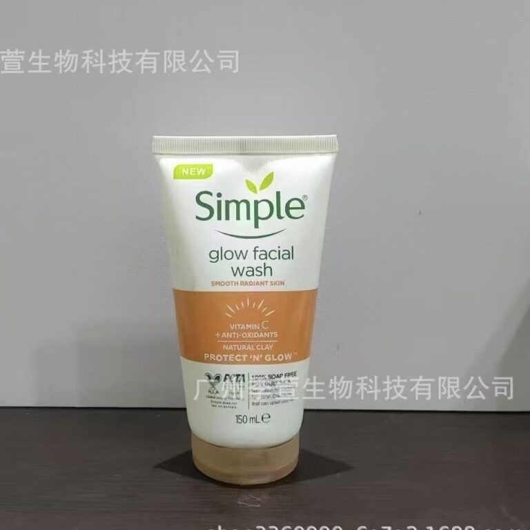 Simple Glow Facial Wash Vitamin C Anti-Oxidants Natural Clay 150ml