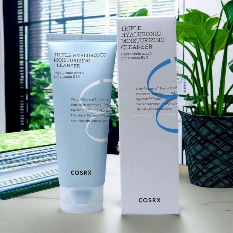 COSRX Triple Hyaluronic Moisturizing Cleanser hyaluronic B5 hydrating gentle Korean face cleanser