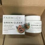 Farmacy Green Clean Papaya Makeup Meltaway Cleansing Balm 100ml natural papaya enzyme gentle exfoliating makeup remover balm dissolve waterproof makeup oil to milk non-irritating cleansing balm for sensitive dry oily skin