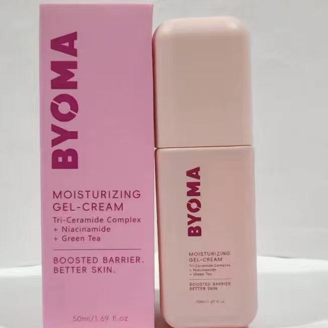 BYOMA Moisturizing Gel-Cream 50ml Tri-Ceramide niacinamide green tea oil-free barrier repair gel moisturizer for oily combination sensitive skin