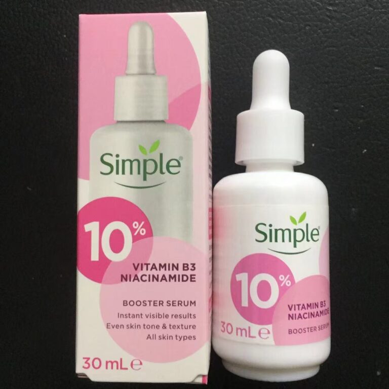 Simple 10% Vitamin B3 Niacinamide Booster Serum Even Skin Tone 30ml