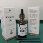 Kate Blanc Cosmetics Certified Organic Castor Oil 60ml cold pressed hexane free usda organic oil with lash brow wands for hair eyelash eyebrow skin nourishment