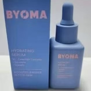 BYOMA Hydrating Serum 30ml Tri-Ceramide barrier repair hydrating facial serum vegan fragrance-free for dry sensitive eczema skin
