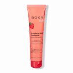 BOKA Kids Strawberry Mango Toothpaste 113g fluoride free n-HA swallow safe kids toothpaste for enamel protection