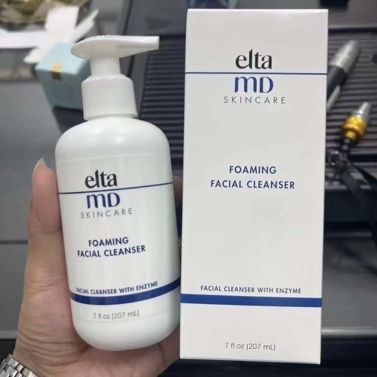 Elta MD Foaming Facial Cleanser 207mL enzyme self foaming gentle medical face wash fragrance free for sensitive acne rosacea post procedure skin