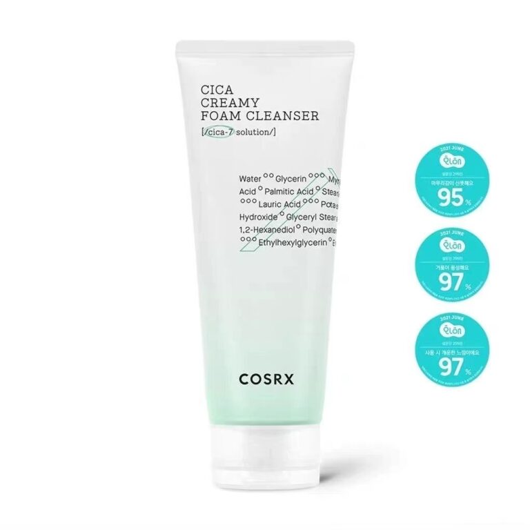 COSRX Cica Creamy Foam Cleanser Cica soothing sensitive repair Korean creamy face wash