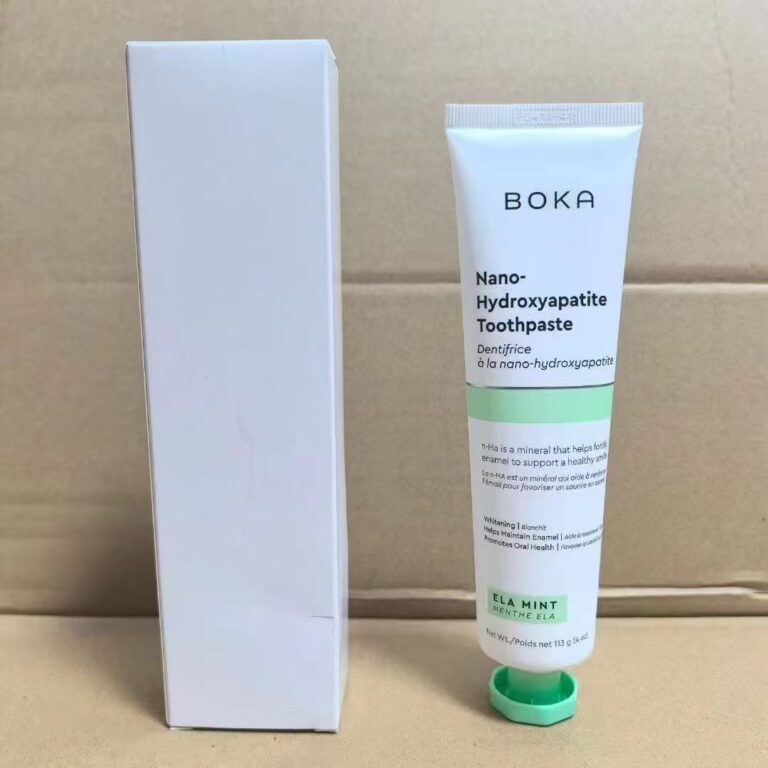 BOKA Nano-Hydroxyapatite Ela Mint Toothpaste 113g fluoride free n-HA enamel repair whitening mint toothpaste for sensitive teeth