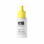 K18 Molecular Repair Hair Oil 10ml Travel Mini | K18Peptide Infused Lightweight Repair Hair Serum Oil Heat Protect Anti-Frizz Split End Treatment For Bleached Colored Perm Heat Damaged Hair
