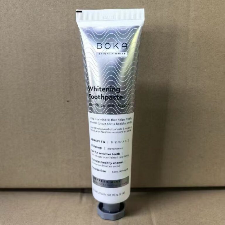 BOKA Bright + White Whitening Refresh Mint Toothpaste 113g peroxide free n-HA gentle whitening toothpaste for sensitive teeth