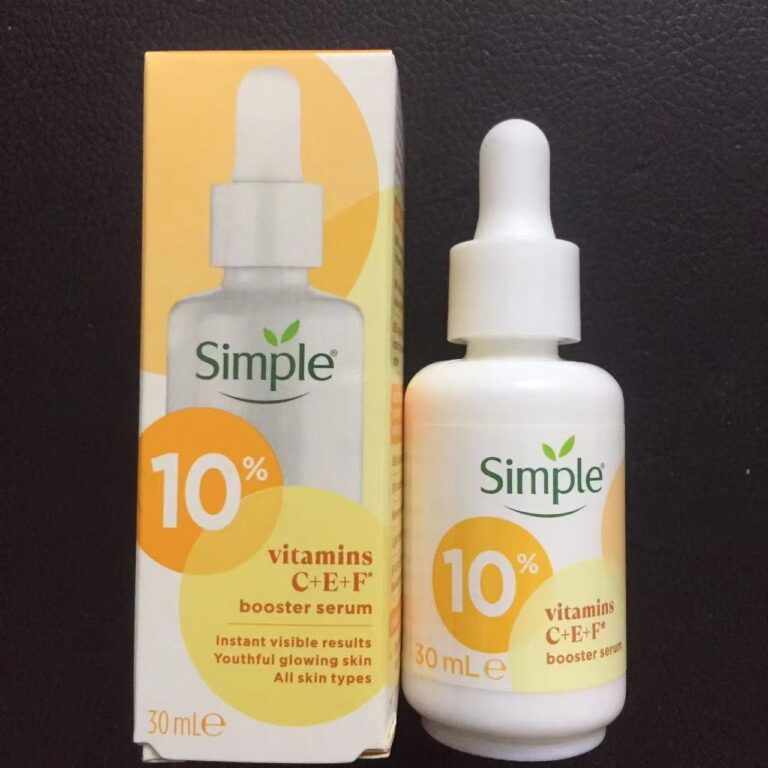 Simple 10% Vitamins C+E+F Booster Serum Youthful Glowing Skin 30ml
