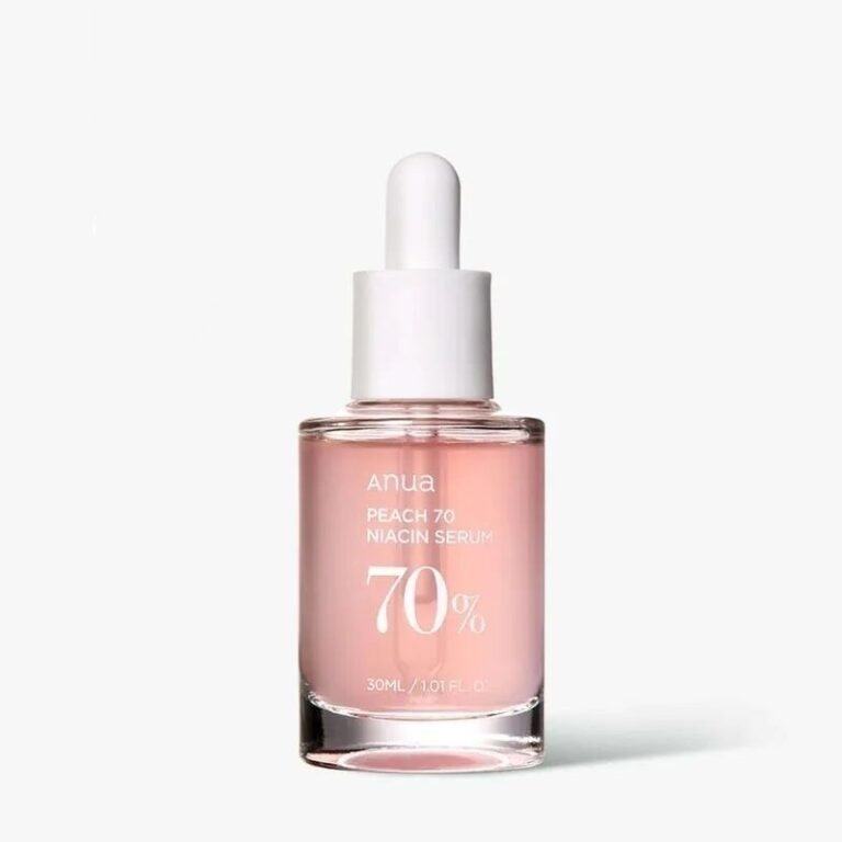 Anua Peach 70 Niacin Serum 30ml peach niacinamide glow brightening Korean facial essence