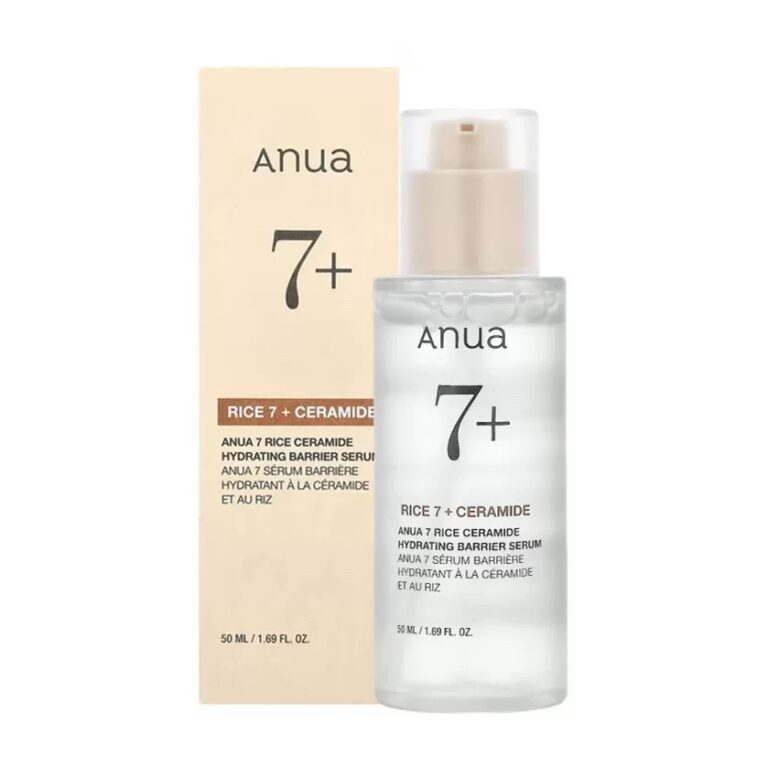 Anua Rice 7 Ceramide Hydrating Barrier Serum 50ml rice ceramide barrier repair Korean facial serum