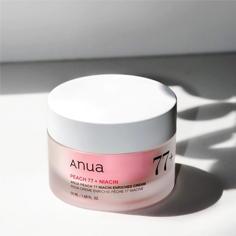 Anua Peach 77 Niacin Enriched Cream 50ml peach niacinamide glow brightening Korean facial cream