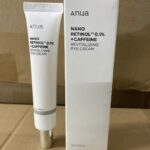 Anua Nano Retinol 0.1% Caffeine Revitalizing Eye Cream 30g anti dark circle anti wrinkle Korean eye cream