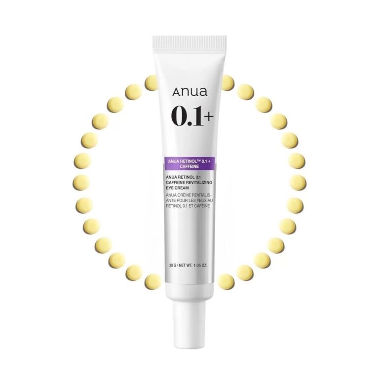 Anua Retinol 0.1 Caffeine Revitalizing Eye Cream 30g anti wrinkle dark circle puffiness Korean eye care cream