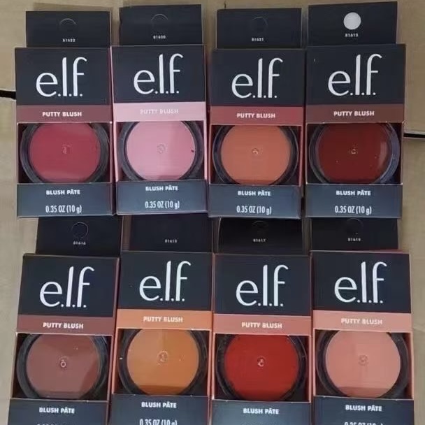 e.l.f Putty Blush Cream Blush 10g 8 full shades velvety buildable matte cream cheek blush long lasting pigmented transfer resistant makeup