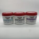 Eucerin 3-pack repair cream collection Advanced Repair Original Healing Roughness Relief ceramide urea NMF fragrance free body moisturizer for very dry compromised rough bumpy keratosis sensitive skin