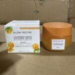 Glow Recipe Cloudberry Bright Moisture Cream 50ml Refillable Jar | Cloudberry Seed Oil CoQ10 Peptide Brightening Nourishing Face Cream Fade Dull Pigment Plump Fine Lines Anti-Aging Moisturizer For All Skin Types