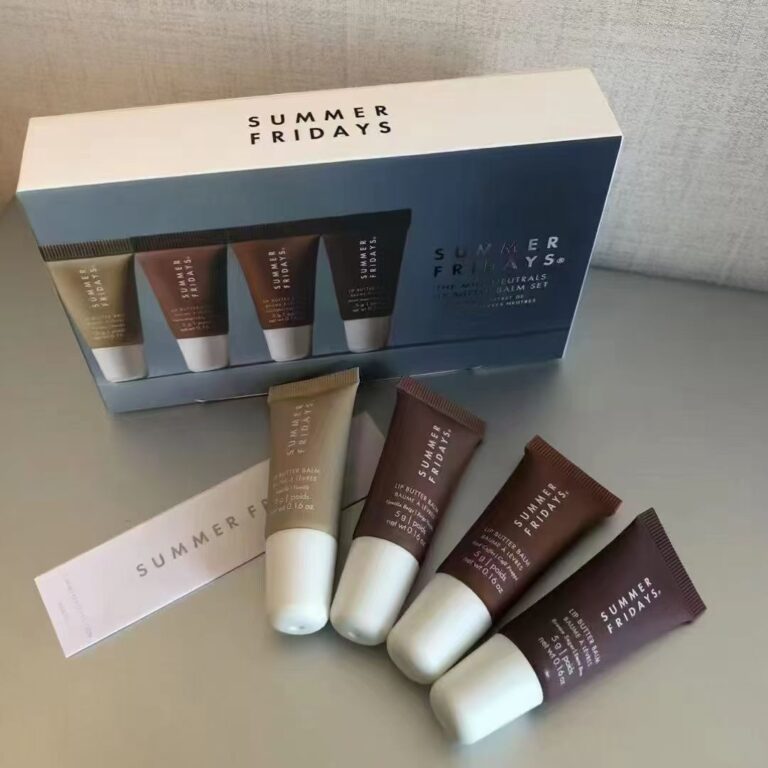 Summer Fridays Lip Butter Balm Mini Neutrals 4 Piece Gift Set