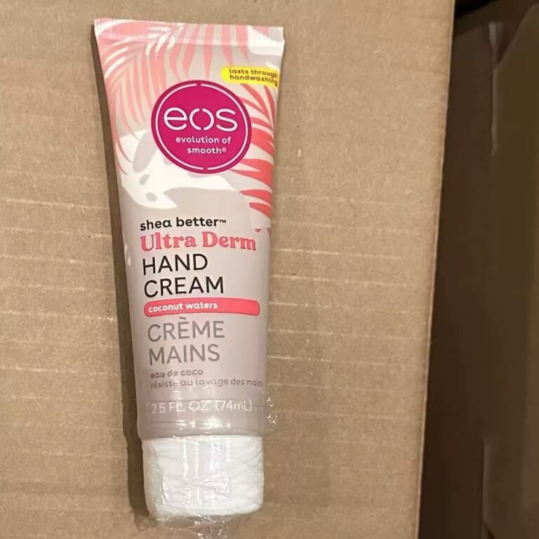eos Shea Better Ultra Derm Coconut Waters Hand Cream 74ml wild natural shea butter wash-resistant long lasting moisturizer non-greasy repair dry cracked rough hands portable coconut scented hand lotion